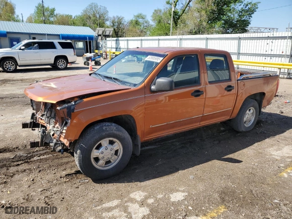 2007 Chevrolet Colorado LT w/2LT with VIN 1GCCS13E878247220, listed as a Copart auction lot 53995995 with 167,750 mi miles and Clean Title. Bid and sale history available at carsss.com. Image 1.