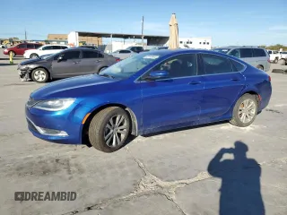 2016 Chrysler 200 Limited with VIN 1C3CCCAB5GN112574, listed as a Copart auction lot 82150604 with 134,706 mi miles and Salvage Title. Bid and sale history available at carsss.com. Image 1.