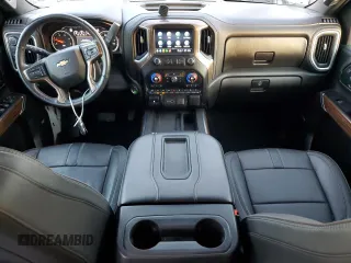 2021 Chevrolet Silverado 3500HD High Country with VIN 1GC4YVEY2MF187119, listed as a Copart auction lot 87706165 with 64,841 mi miles and Salvage Title. Bid and sale history available at DreamBid. Image 8.