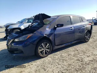 2022 Nissan LEAF S Plus with VIN 1N4BZ1BV5NC558239, listed as a Copart auction lot 88981425 with Not Provided miles and Salvage Title. Bid and sale history available at DreamBid. Image 1.