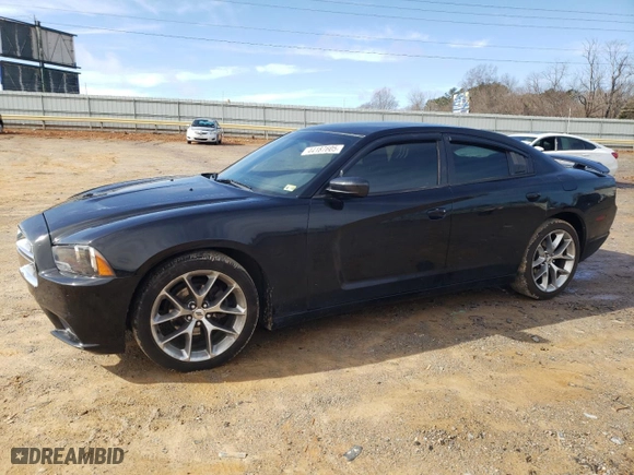 2013 Dodge Charger SXT Plus with VIN 2C3CDXHG0DH571411, listed as a Copart auction lot 44187605 with 147,358 mi miles and Salvage Title. Bid and sale history available at carsss.com. Image 1.