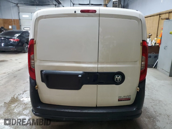 2017 Ram ProMaster City Cargo Tradesman with VIN ZFBERFAB7H6E12915, listed as a Copart auction lot 61928425 with 178,266 mi miles and Clean title. Bid and sale history available at DreamBid. Image 6.