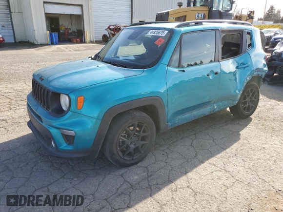 2020 Jeep Renegade Altitude with VIN ZACNJABB0LPL99236, listed as a Copart auction lot 44825675 with 83,809 mi miles and Salvage Title. Bid and sale history available at DreamBid. Image 1.