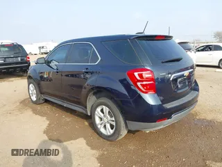 2016 Chevrolet Equinox LS with VIN 2GNALBEKXG1143996, listed as a IAAI auction lot 41707193 with 113,287 mi miles and . Bid and sale history available at carsss.com. Image 3.