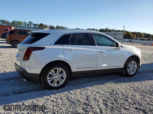 2021 Cadillac XT5 FWD Luxury with VIN 1GYKNAR46MZ171465, listed as a Copart auction lot 80857434 with 58,739 mi miles and Salvage Title. Bid and sale history available at carsss.com. Image 3.