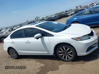 2014 Honda Civic Sedan EX-L with VIN 19XFB2F9XEE207189, listed as a IAAI auction lot 42095593 with 149,673 mi miles. Bid and sale history available at carsss.com. Image 14.