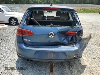 2015 Volkswagen Golf S with VIN 3VWRA7AUXFM078514, listed as a Copart auction lot 62066575 with 184,994 mi miles and Salvage title. Bid and sale history available at DreamBid. Image 6.