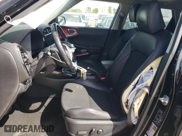 2021 Kia Soul Turbo with VIN KNDJ53AF0M7749405, listed as a Copart auction lot 46735405 with Not Provided miles and Salvage Title. Bid and sale history available at DreamBid. Image 7.
