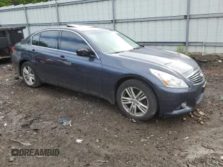 2011 Infiniti G25 x with VIN JN1DV6AR0BM650013, listed as a Copart auction lot 54233804 with Not Provided miles and Salvage Title. Bid and sale history available at carsss.com. Image 4.