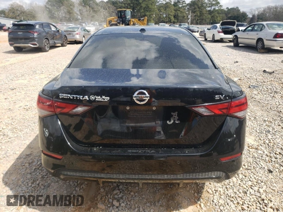 2020 Nissan Sentra SV with VIN 3N1AB8CV6LY276152, listed as a Copart auction lot 48874725 with 65,481 mi miles and Salvage Title. Bid and sale history available at carsss.com. Image 6.