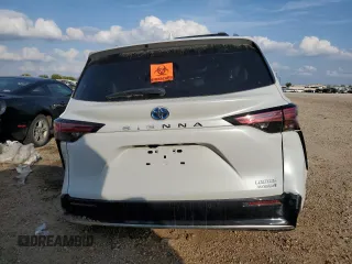 2022 Toyota Sienna Limited with VIN 5TDZRKEC7NS102427, listed as a Copart auction lot 79524614 with Not provided miles and Salvage title. Bid and sale history available at DreamBid. Image 6.