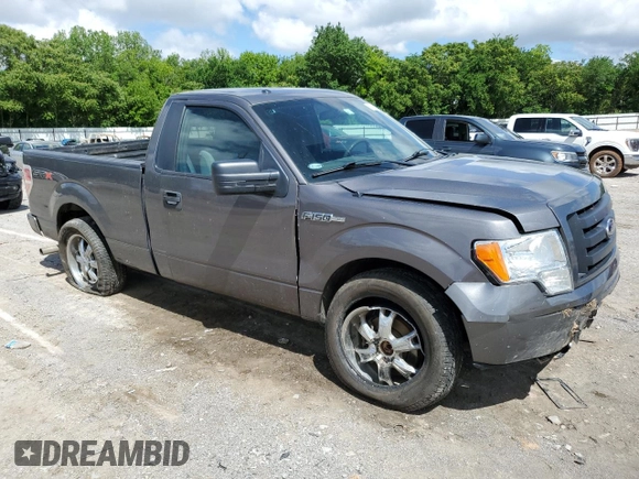 2012 Ford F-150 XL with VIN 1FTMF1CF9CKD87999, listed as a Copart auction lot 56115155 with 217,409 mi miles and Salvage title. Bid and sale history available at DreamBid. Image 4.