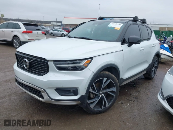 2019 Volvo XC40 R-Design with VIN YV4162UM6K2123298, listed as a IAAI auction lot 41509799 with 57,010 mi miles and . Bid and sale history available at DreamBid. Image 17.