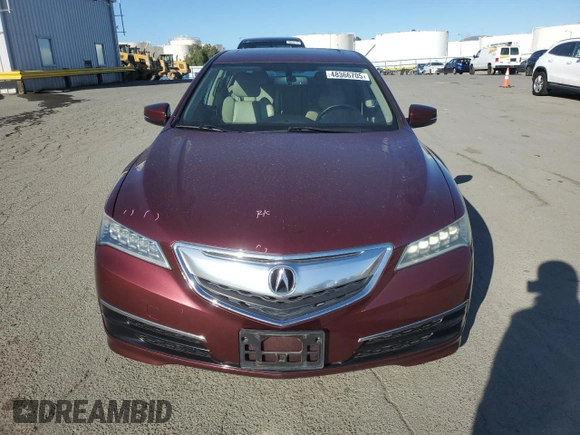 2016 Acura TLX with VIN 19UUB1F33GA000969, listed as a Copart auction lot 48366705 with 110,563 mi miles and Salvage Title. Bid and sale history available at carsss.com. Image 5.