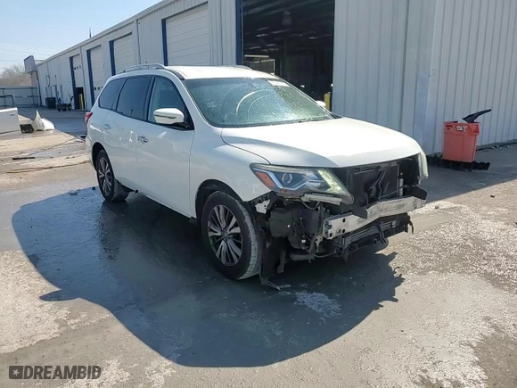 2018 Nissan Pathfinder SV with VIN 5N1DR2MM3JC625715, listed as a Copart auction lot 46948155 with 147,430 mi miles and Salvage Title. Bid and sale history available at carsss.com. Image 15.