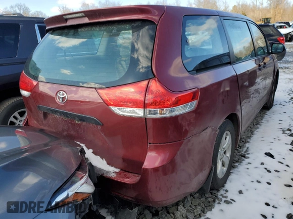 2012 Toyota Sienna with VIN 5TDKA3DC2CS014043, listed as a Copart auction lot 44439585 with 294,361 mi miles and Clean Title. Bid and sale history available at DreamBid. Image 3.