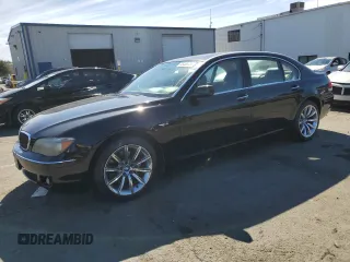 2008 BMW 7 Series 750Li with VIN WBAHN83538DT80446, listed as a Copart auction lot 46480785 with 135,834 mi miles and Clean Title. Bid and sale history available at carsss.com. Image 1.