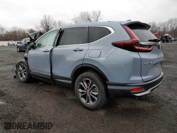 2021 Honda CR-V EX-L with VIN 2HKRW2H85MH630083, listed as a Copart auction lot 49996775 with Not Provided miles and Salvage Title. Bid and sale history available at DreamBid. Image 2.