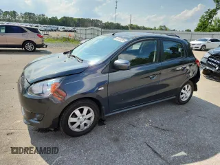 2014 Mitsubishi Mirage ES with VIN ML32A4HJ5EH015812, listed as a Copart auction lot 59120265 with 104,772 mi miles and Salvage title. Bid and sale history available at DreamBid. Image 1.