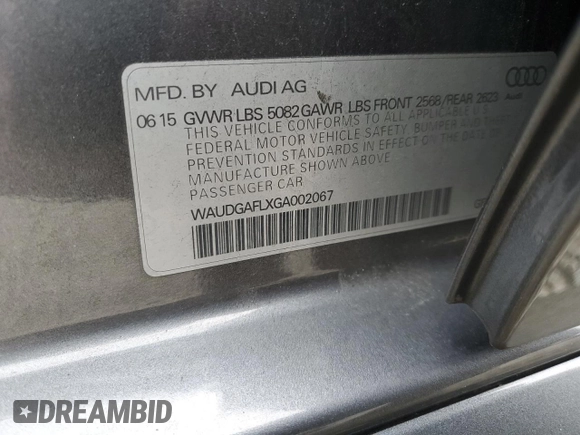 2016 Audi S4 Premium Plus z VIN WAUDGAFLXGA002067, wystawiony jako Copart lot #44027515 z przebiegiem 63 951 mil mil oraz Szkody całkowita. Historia ofert i sprzedaży dostępna na DreamBid. Obrazek 14.