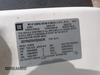 2007 Cadillac Escalade EXT z VIN 3GYFK62847G294240, wystawiony jako IAAI lot #42113385 z przebiegiem Nie podano mil oraz . Historia ofert i sprzedaży dostępna na DreamBid. Obrazek 9.