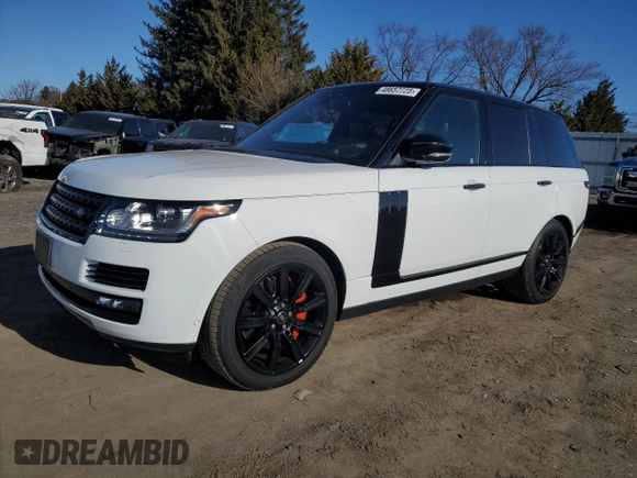 2017 Land Rover Range Rover with VIN SALGS2FE2HA322595, listed as a Copart auction lot 48657725 with 123,587 mi miles and Clean title. Bid and sale history available at DreamBid. Image 1.