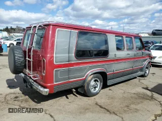 1991 Ford Econoline Cargo with VIN 1FDES14H2MHA04477, listed as a Copart auction lot 47429575 with 63,054 mi miles and Salvage Title. Bid and sale history available at DreamBid. Image 3.