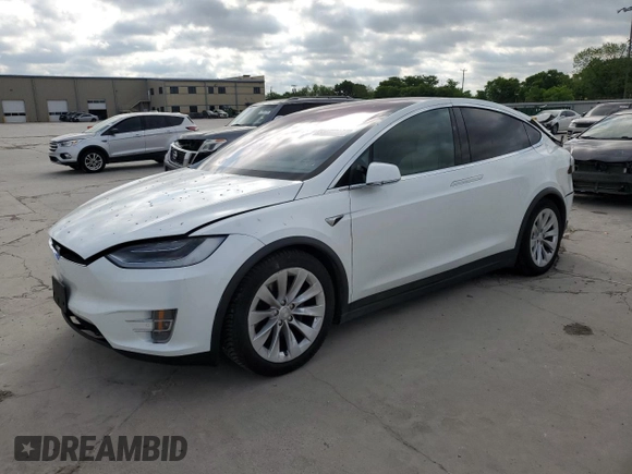 2020 Tesla Model X Long Range with VIN 5YJXCBE24LF253100, listed as a Copart auction lot 53601095 with Not Provided miles and Salvage Title. Bid and sale history available at carsss.com. Image 1.