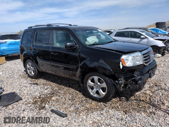 2013 Honda Pilot EX-L with VIN 5FNYF4H6XDB004954, listed as a Copart auction lot 55901055 with 147,551 mi miles and Salvage title. Bid and sale history available at DreamBid. Image 4.