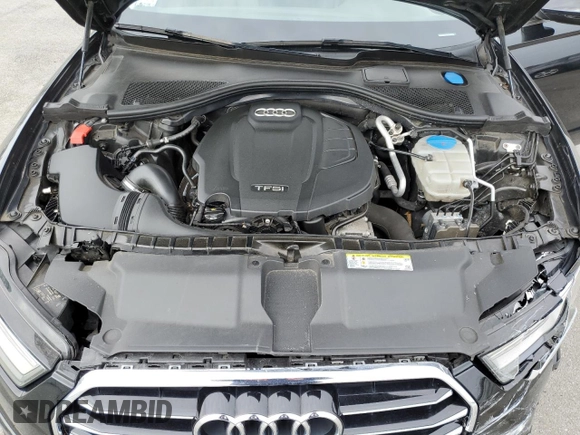 2017 Audi A6 Premium Plus with VIN WAUG8AFC5HN026099, listed as a Copart auction lot 47695075 with 92,562 mi miles and Salvage Title. Bid and sale history available at carsss.com. Image 12.