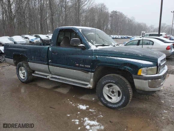 1999 Dodge Ram 1500 with VIN 3B7HF16ZXXM581401, listed as a Copart auction lot 86046244 with 0 mi miles and Salvage Title. Bid and sale history available at carsss.com. Image 4.