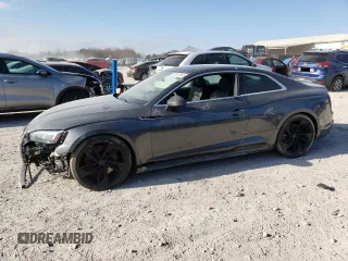 2019 Audi RS 5 z VIN WUAPWAF58KA901199, wystawiony jako Copart lot #83335264 z przebiegiem 22 250 mil mil oraz Szkoda całkowita • Salvage title. Historia ofert i sprzedaży dostępna na DreamBid. Obrazek 1.