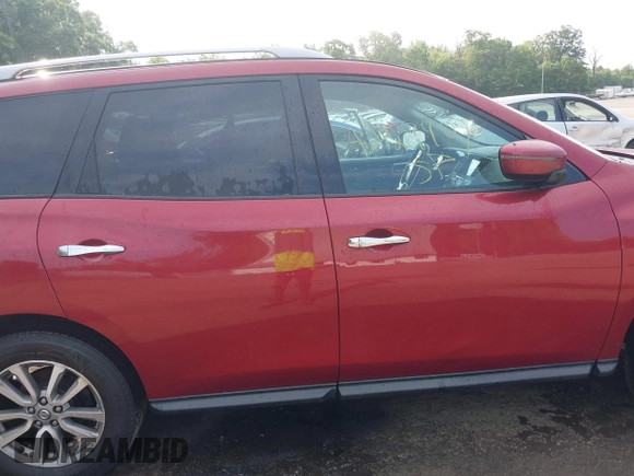 2017 Nissan Pathfinder SV with VIN 5N1DR2MN4HC673145, listed as a IAAI auction lot 42429907 with 137,099 mi miles and . Bid and sale history available at DreamBid. Image 14.
