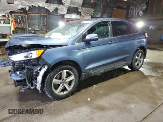 2019 Ford Edge SEL with VIN 2FMPK4J97KBB33669, listed as a Copart auction lot 46812925 with 0 mi miles and Salvage Title. Bid and sale history available at carsss.com. Image 1.