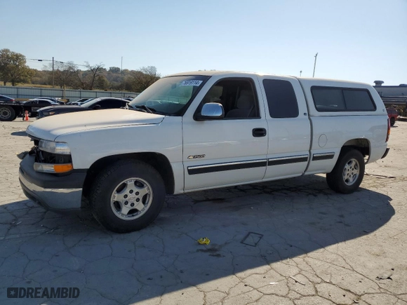 1999 Chevrolet Silverado 1500 LS with VIN 2GCEC19V5X1216037, listed as a Copart auction lot 76919114 with 101,587 mi miles and Salvage Title. Bid and sale history available at carsss.com. Image 1.