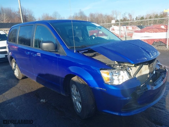 2018 Dodge Grand Caravan SE with VIN 2C4RDGBG8JR363409, listed as a IAAI auction lot 41129214 with 101,143 mi miles. Bid and sale history available at carsss.com. Image 1.