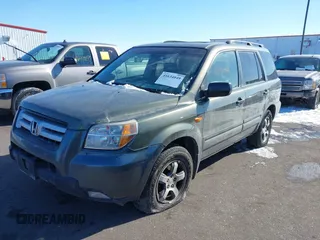 2006 Honda Pilot EX-L with VIN 5FNYF18596B016974, listed as a IAAI auction lot 41634049 with 161,687 mi miles and . Bid and sale history available at DreamBid. Image 2.