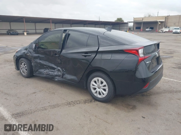 2022 Toyota Prius L Eco with VIN JTDKAMFU8N3188361, listed as a IAAI auction lot 41726369 with 48,517 mi miles and . Bid and sale history available at DreamBid. Image 3.