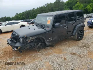 2007 Jeep Wrangler Unlimited X with VIN 1J4GB39107L116663, listed as a Copart auction lot 56203165 with Not provided miles and Salvage title. Bid and sale history available at DreamBid. Image 1.