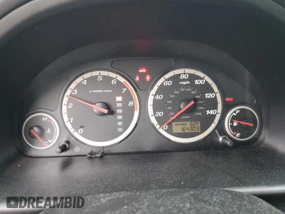 2005 Honda CR-V EX with VIN SHSRD78865U317541, listed as a Copart auction lot 56098045 with 164,303 mi miles and Clean Title. Bid and sale history available at DreamBid. Image 9.