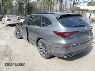 2022 Acura MDX w/A-Spec Package with VIN 5J8YE1H09NL048375, listed as a IAAI auction lot 41746490 with 49,470 mi miles and . Bid and sale history available at DreamBid. Image 3.