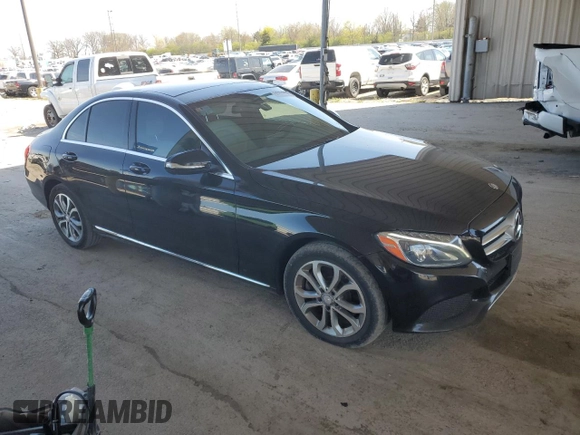 2015 Mercedes-Benz C-Class C 300 Luxury with VIN 55SWF4KB5FU009252, listed as a Copart auction lot 54161875 with 183,969 mi miles and Clean Title. Bid and sale history available at carsss.com. Image 4.