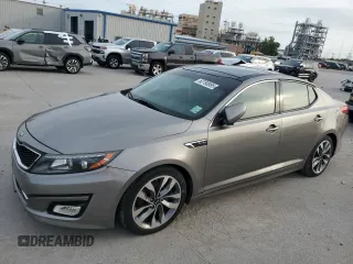 2015 Kia Optima SX Turbo with VIN 5XXGR4A64FG418261, listed as a Copart auction lot 62760995 with 111,465 mi miles and Clean title. Bid and sale history available at DreamBid. Image 1.
