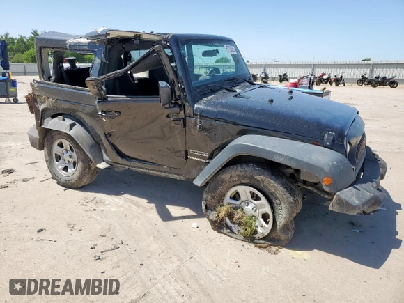 2017 Jeep Wrangler Sport with VIN 1C4AJWAG6HL506829, listed as a Copart auction lot 57708855 with 132,086 mi miles and Salvage title. Bid and sale history available at DreamBid. Image 4.