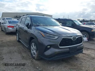 2021 Toyota Highlander L with VIN 5TDZZRAH7MS537442, listed as a IAAI auction lot 41530851 with 56,266 mi miles and . Bid and sale history available at DreamBid. Image 1.