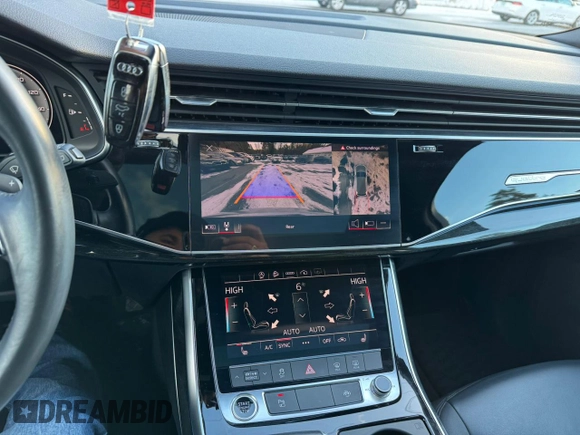 2021 Audi Q7 Premium with VIN WA1AXAF72MD024576, listed as a Copart auction lot 42853485 with 108,845 mi miles and Clean title. Bid and sale history available at DreamBid. Image 10.