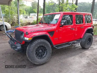 2018 Jeep Wrangler Unlimited Rubicon with VIN 1C4HJXFG3JW273266, listed as a IAAI auction lot 42093919 with 90,700 mi miles and . Bid and sale history available at DreamBid. Image 17.