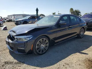 2017 BMW 5 Series 540i with VIN WBAJE5C32HG477988, listed as a Copart auction lot 65792055 with 52,311 mi miles and Salvage title. Bid and sale history available at DreamBid. Image 1.
