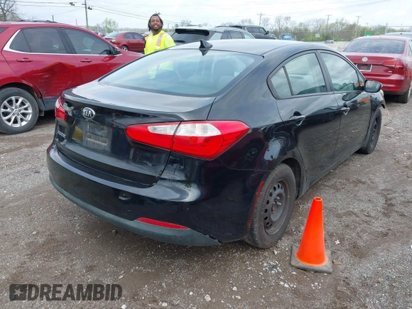 2015 Kia Forte LX with VIN KNAFX4A68F5392766, listed as a IAAI auction lot 41942314 with 229,927 mi miles. Bid and sale history available at carsss.com. Image 4.