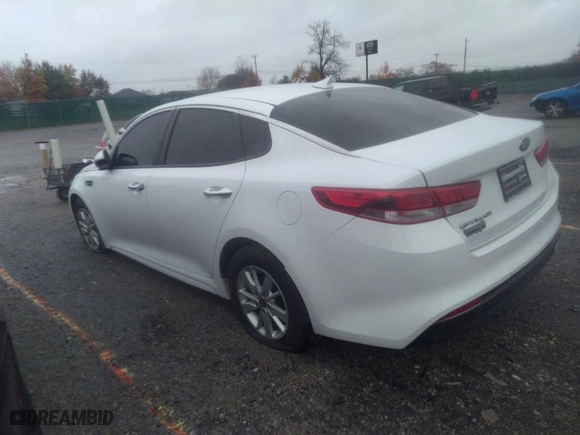 2017 Kia Optima LX with VIN 5XXGT4L30HG156438, listed as a IAAI auction lot 34861118 with 52,128 mi miles. Bid and sale history available at carsss.com. Image 3.